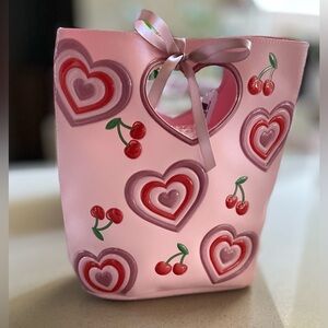 Pink Reusable Gift Bag Tote NWT